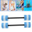 Float Barbells 2PCS Household Blue Thickening 11
