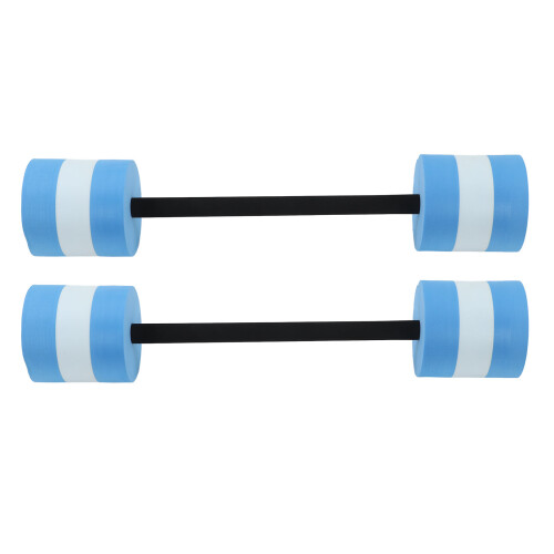 Float Barbells 2PCS Household Blue Thickening