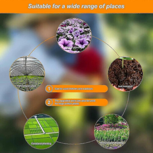 Soil Ph Meter,4 In 1 Digital Soil Ph Tester,soil Moisture-light-ph-temperature Tester 2