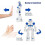 (Blue)Remote control robot toy dancing electric intelligent robot remote control dancing robot 3