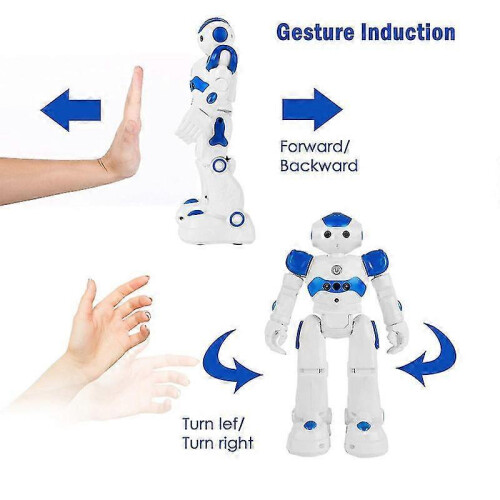 (Blue)Remote control robot toy dancing electric intelligent robot remote control dancing robot 2