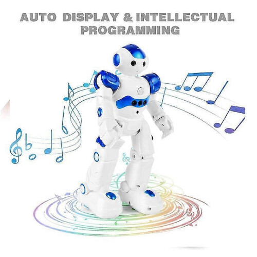 (Blue)Remote control robot toy dancing electric intelligent robot remote control dancing robot 1