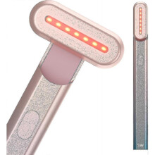 (Blue Pink Ombre)4-in-1 Radiant Renewal Wand, Face Skincare Wand With Facial Massager, Facial Wand (rose Gold) Tw