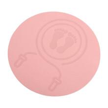 Jumping Mat Fitness Floor Mat Exercise Mats Spring Floor Mat Soundproof Training Mat Rope Jump Pad Gymnastics Mat Indoor pink 60X60X0.6CM