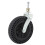 8in TPE Rubber Front Trolley Wheel 75kg Load Solid Non-Slip 13