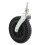 8in TPE Rubber Front Trolley Wheel 75kg Load Solid Non-Slip 14
