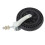 8in TPE Rubber Front Trolley Wheel 75kg Load Solid Non-Slip 11