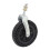 8in TPE Rubber Front Trolley Wheel 75kg Load Solid Non-Slip 16