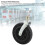 8in TPE Rubber Front Trolley Wheel 75kg Load Solid Non-Slip 6