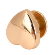 20 Stück 12 mm goldene Herz-Nieten Leder-Nieten-Set