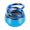(1, blue) Portable Kinetic Mini Solar Aromatherapy Auto Rotating Double Ring Car Home 1