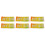 6 Pcs Birthday Sash Reusable Soft Comfortable 1
