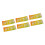 6 Pcs Birthday Sash Reusable Soft Comfortable 2