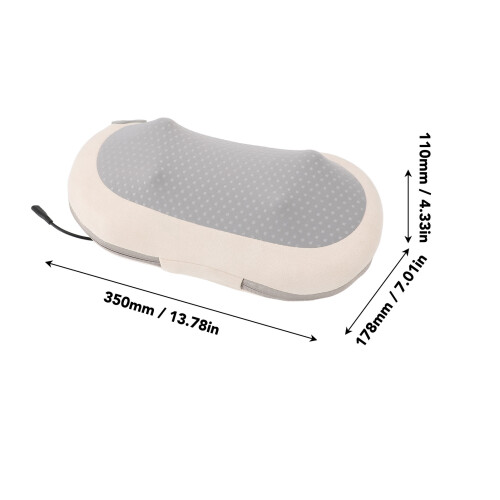 Winter Heated Pillow with 15min Timer, Neck Support, 2000mAh Battery 1