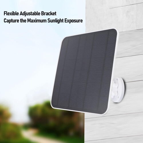 12W Solarpanel-Ladegerät Weiß, 9.84ft Kabel, IP66 2
