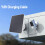 12W Solarpanel-Ladegerät Weiß, 9.84ft Kabel, IP66 5