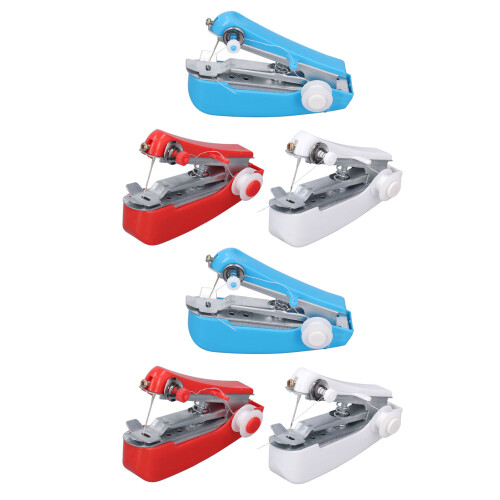 6Pcs Handheld Sewing Machine Versatile Colored 2