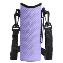 (Light Purple) Water Bottle For Carrier Water Bottle Sling Bag Water Bottle For Case For Women