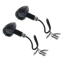 2pcs Motorcycle Turn Signal Light Unique Flowing Blinker 12v Indicator Light