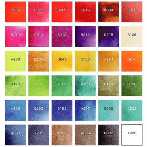48 Colors Artist Solid Watercolor Paint Foldable Palette Lid Drawing Supplies 2