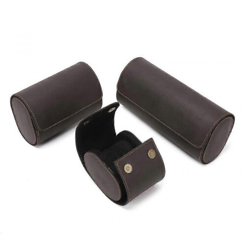 (2, Black) Watch Storage Organizer Display Men Gift Watch Box Organizer Watch Roll Box 1
