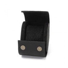 (1, Black) Watch Storage Organizer Display Men Gift Watch Box Organizer Watch Roll Box