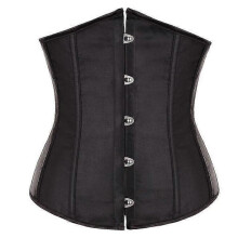 (6XL, black) Sexy Gothic Underbust Corset And Waist Cincher Bustiers Top Workout Shape Body Belt Lingerie Xxs-6xl