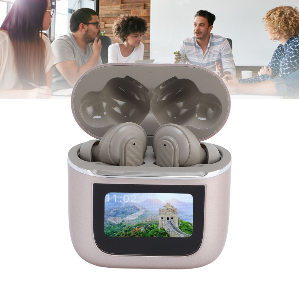 Wireless Language Translator Earbuds Bluetooth 5.4 With App Gold 3401330160483