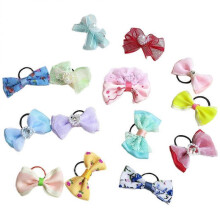 Dog Grooming Accessory Cute Bow Hair Ties Pet Owners Wide Occasions 4x2x0.5cm 20Pcs
