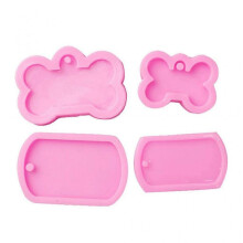 Handicrafts Pet Pendants Epoxy Mold Handmade Necklace Pendant Silicone Mould