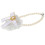 Mini Jewellery Box for Pet Dog Wedding Ring Storage Box Polyester 1Pcs 2