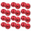 Pet Bell Collar Round Bell for Pets Metal Red Pet Identification 30Pcs 5