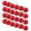 Pet Bell Collar Round Bell for Pets Metal Red Pet Identification 30Pcs 3