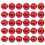 Pet Bell Collar Round Bell for Pets Metal Red Pet Identification 30Pcs 4