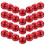 Pet Bell Collar Round Bell for Pets Metal Red Pet Identification 30Pcs 2