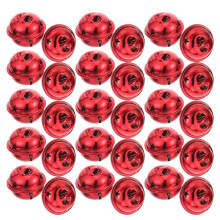 Pet Bell Collar Round Bell for Pets Metal Red Pet Identification 30Pcs