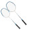 2PCS Professional Badminton Racket with 3