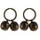 Collar Bells Pet Diy Charms present Giving Copper 5X5X2CM 2Sets 2