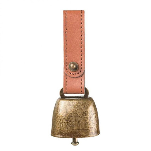 Iron Pet Bell Cattle Sheep Decorative Training Simple Round 9.00X3.50X3.50CM 1Pack