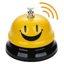 Table bell, smile restaurant reservation bell, service bell, reception bell, pet bell, suitable for canteens, restaurants