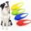 (Blue) LED Silicone Pet Pendant with 3 Light Modes for Night Safety and Visibility 3