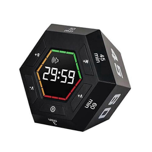 Pomodoro Timer, Productivity Timer,3, 5, 15, 30, 45, 60 Minute Preset Smart Countdown Timer, Time M