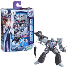 Transformers EarthSpark Megatron Class Deluxe 12.5 cm Action Figure Robot Toy for Kids Ages 6+ - Board Game