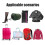 24 Pcs Metal Zipper Slider Replacement Kit for Jackets Coats, 3 Sizes 3