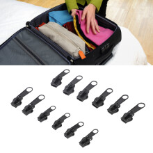 24 Pcs Metal Zipper Slider Replacement Kit for Jackets Coats, 3 Sizes