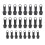 24 Pcs Metal Zipper Slider Replacement Kit for Jackets Coats, 3 Sizes 2