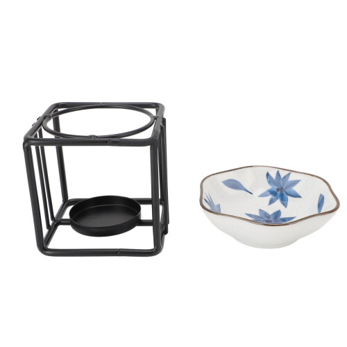 Black Iron Art Aromatherapie-Brenner, Keramik/Metall 1