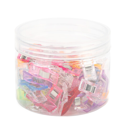 50pcs Quilting Clips Axe Shape Mix Colors Plastic 1