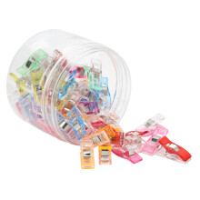 50pcs Quilting Clips Axe Shape Mix Colors Plastic
