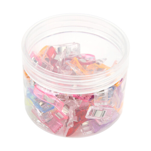50pcs Quilting Clips Axe Shape Mix Colors Plastic 2
